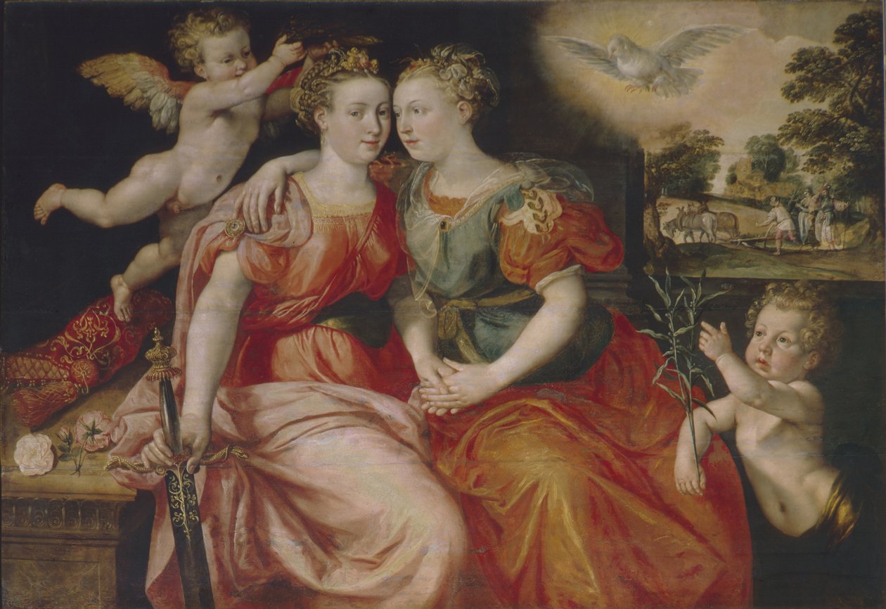 رمزية السلام والعدل بواسطة Maerten Vos de