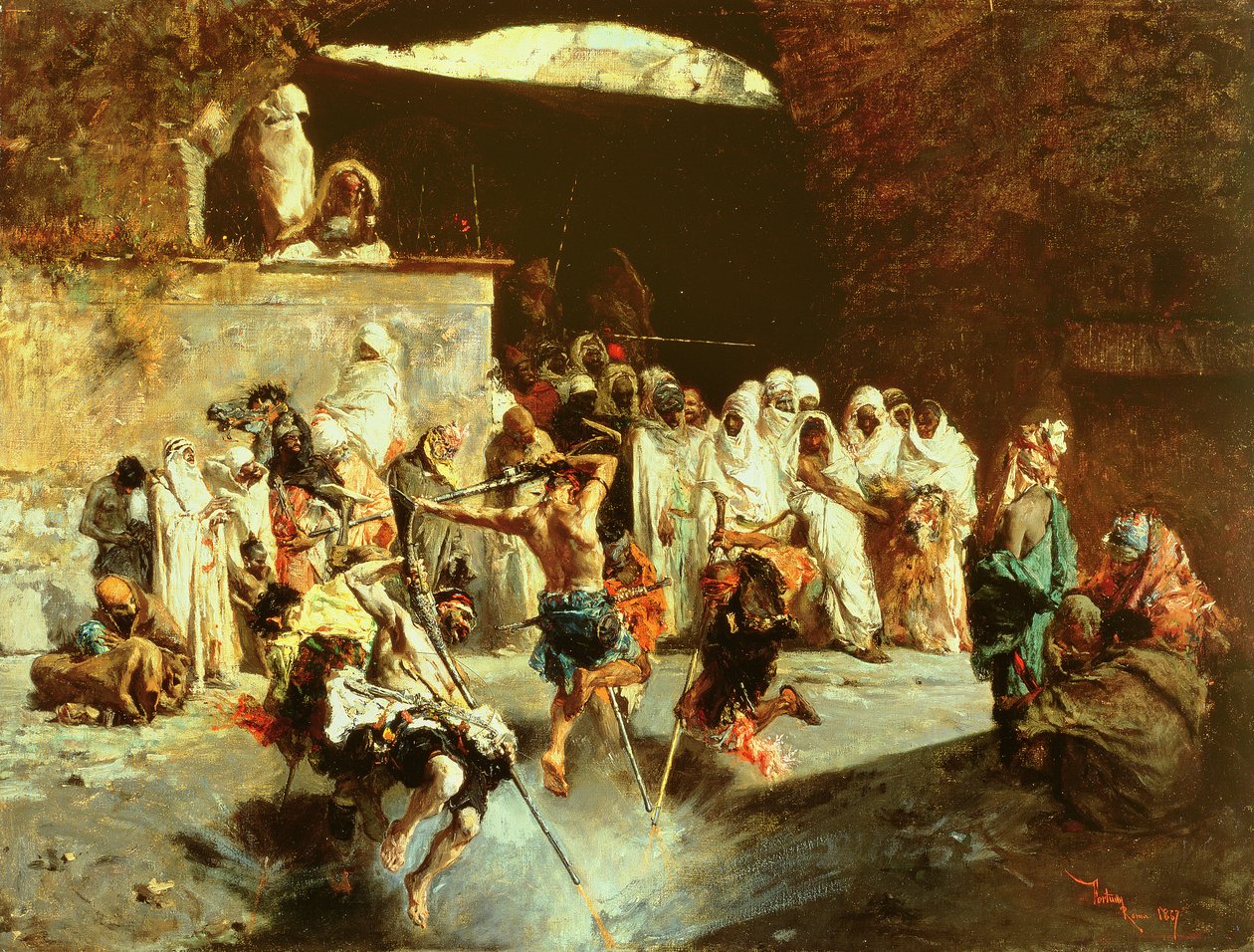 عرب فانتازيا ، 1866-1867 بواسطة ماريانو خوسيه ماريا برناردو فورتوني إي كاربو