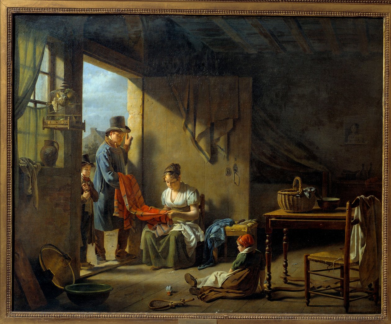 البائع المتجول. لوحة مارتن درولنغ (1752-1817) بواسطة مارتن درولينج