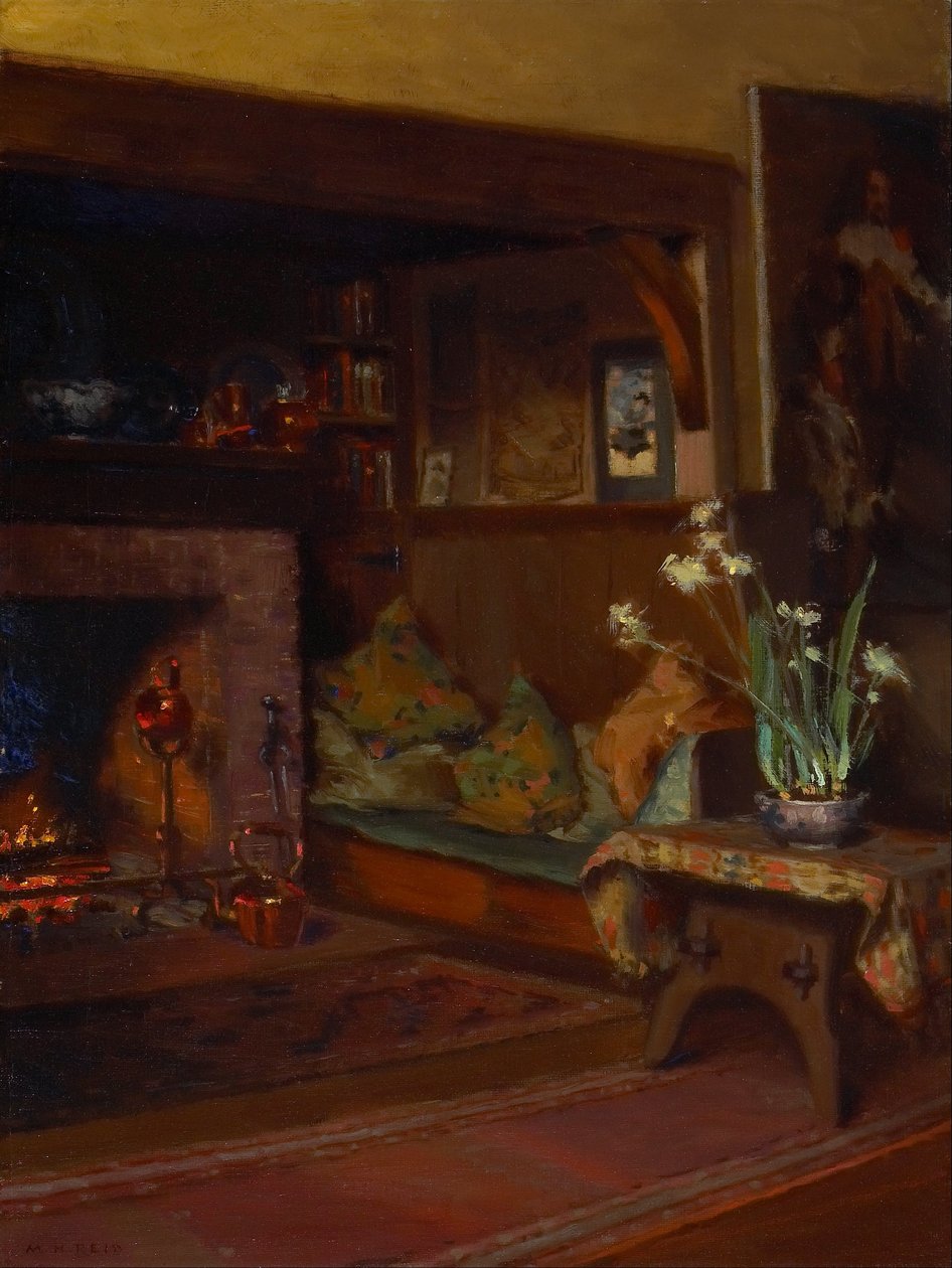 The Inglenook في My Studio بواسطة ماري هيستر ريد