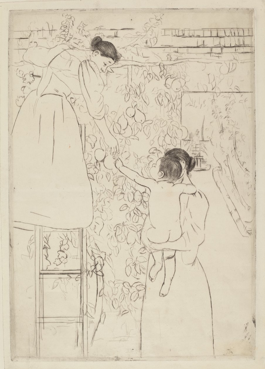 جمع الفاكهة ، ج. 1893. بواسطة ماري كاسات