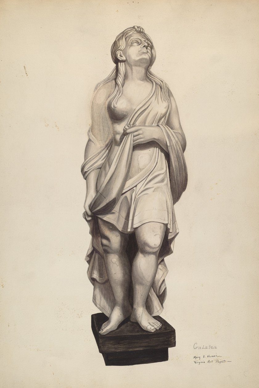 Galatea Figurehead ، ج. 1940. بواسطة ماري إي هيومس