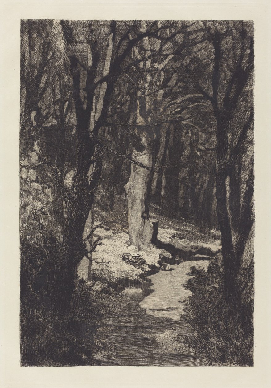 Im Walde In the Forest ، 1883. بواسطة ماكس كلنجر