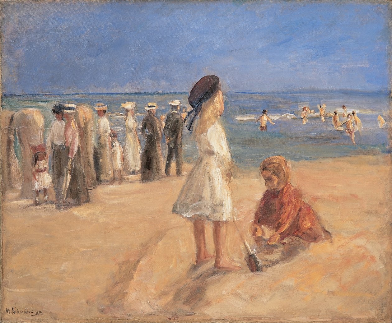حياة الشاطئ ، 1916. بواسطة ماكس ليبرمان