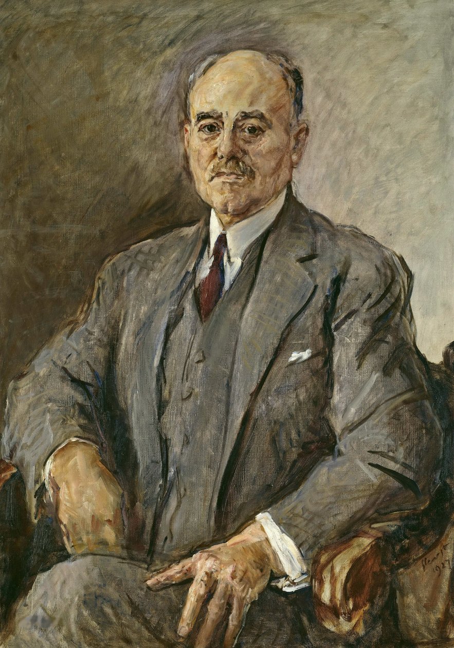 صورة هيرمان سودرمان 1857-1928 ، 1927. بواسطة ماكس Slevogt