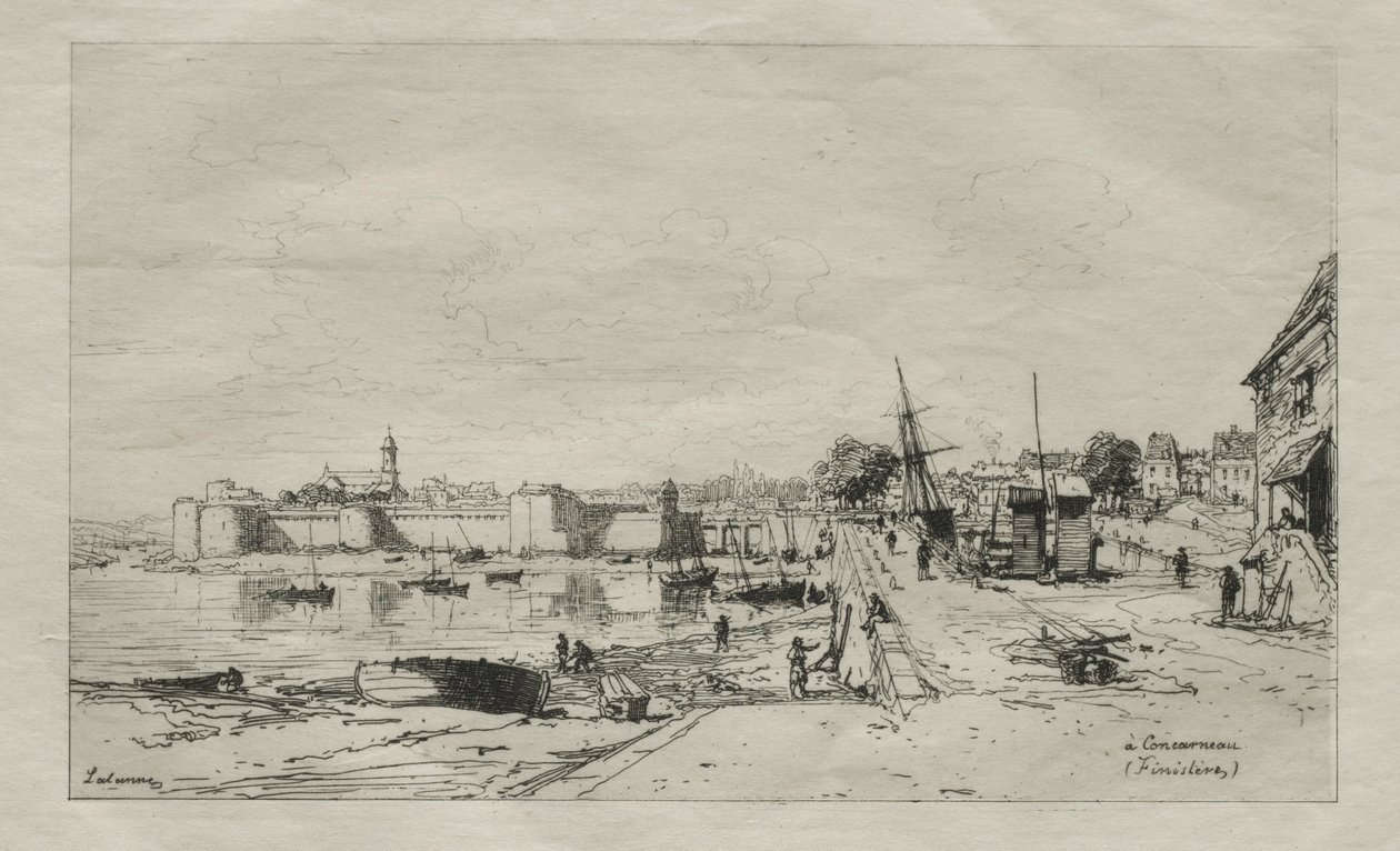 في Concarneau. بواسطة مكسيم لالان