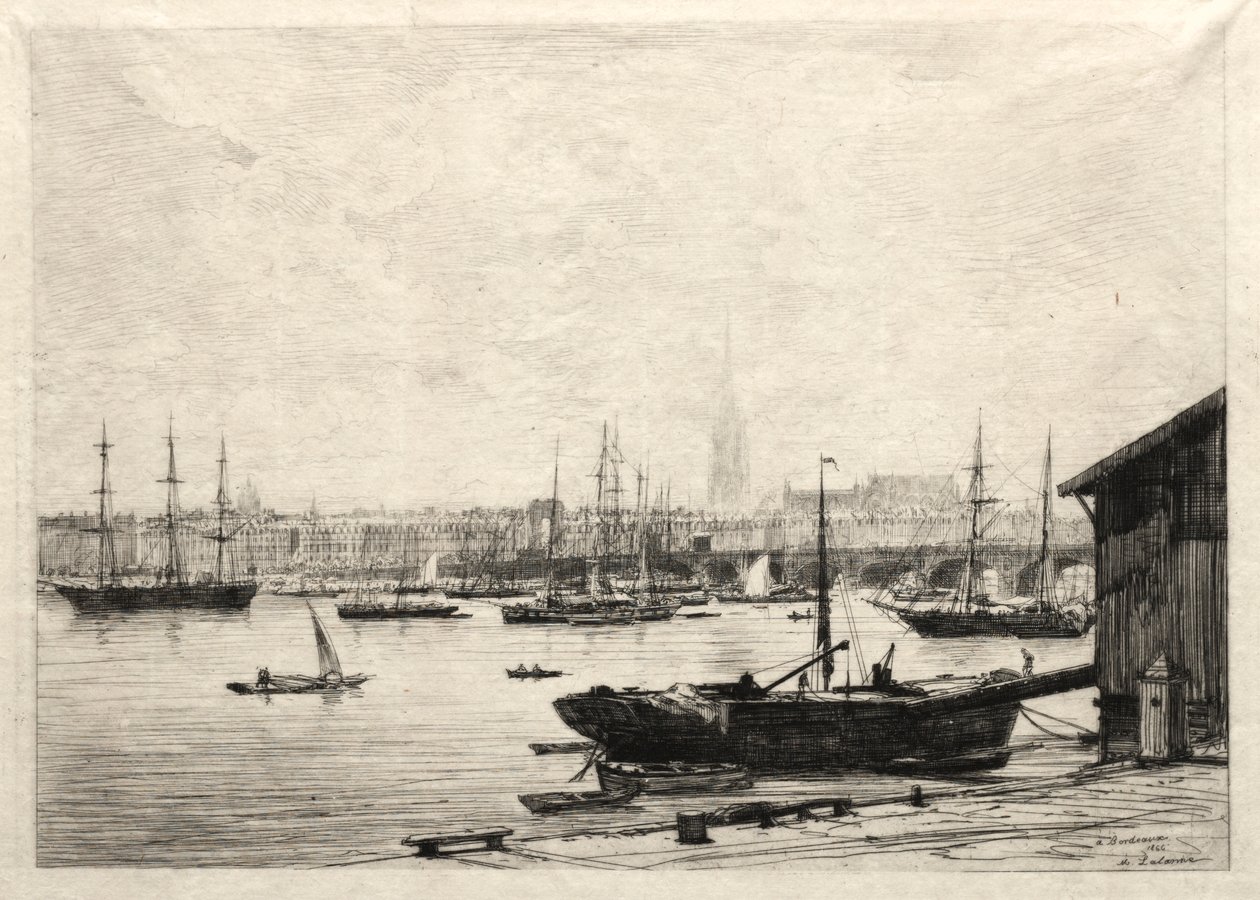 بوردو ، 1866. بواسطة مكسيم لالان