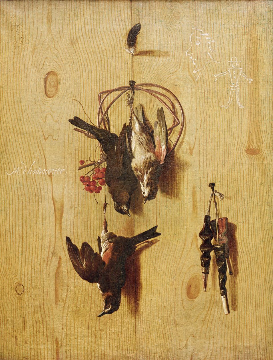 طيور ميتة بواسطة Melchior de Hondecoeter