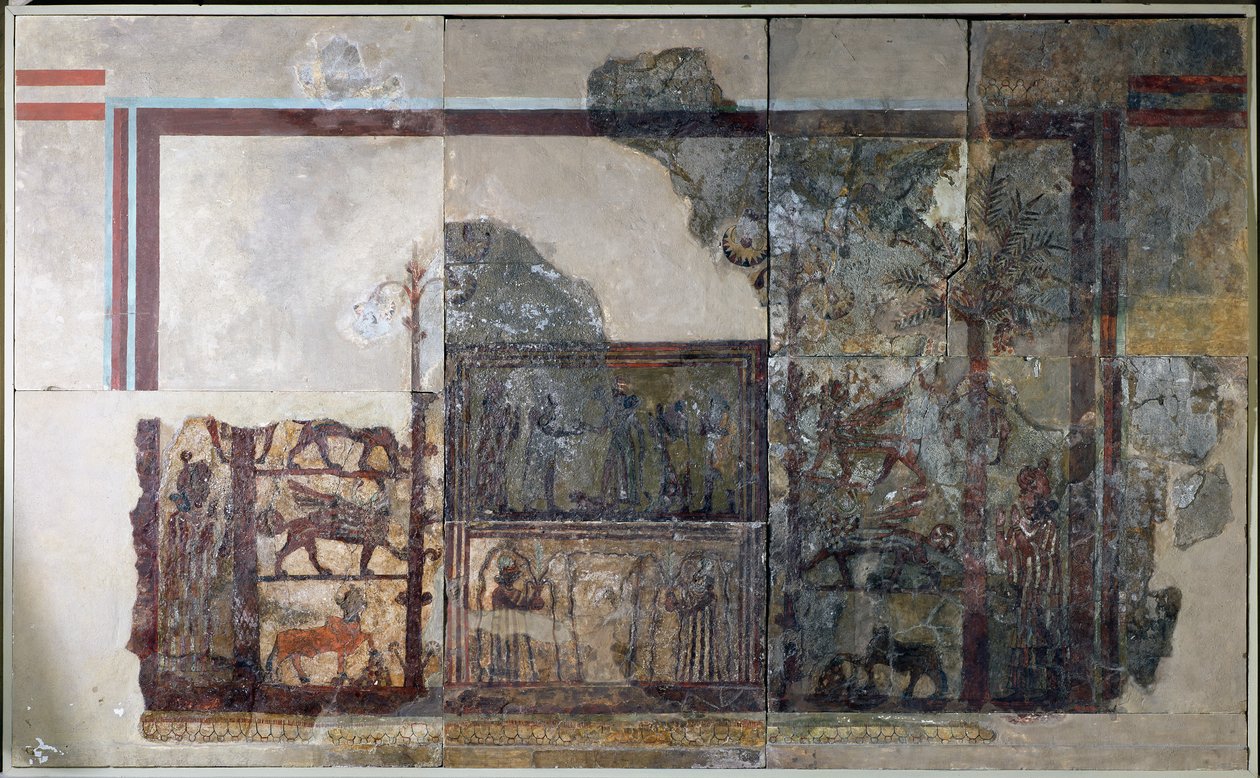 زمري ليم ، ملك ماري ، قبل الإلهة عشتار ، من قصر زمري ليم ، ماري ، الفرات الأوسط ، 1778-1758 قبل الميلاد بواسطة بلاد ما بين النهرين