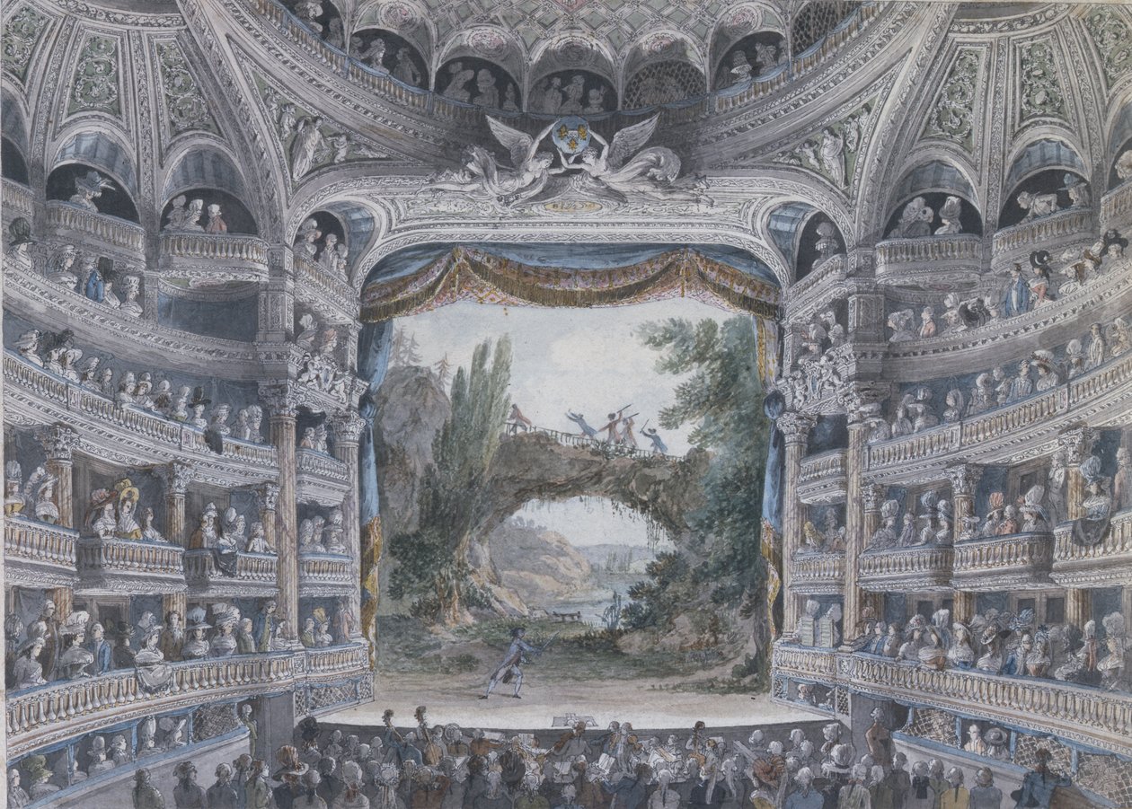 الكوميديا الفرنسية ، 1791 م بواسطة Meunier