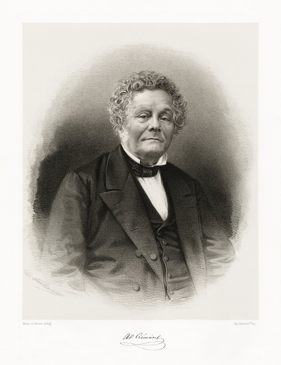 إسحاق أدولف كريميو ، 1865-1866 بواسطة ماير وبيرسون