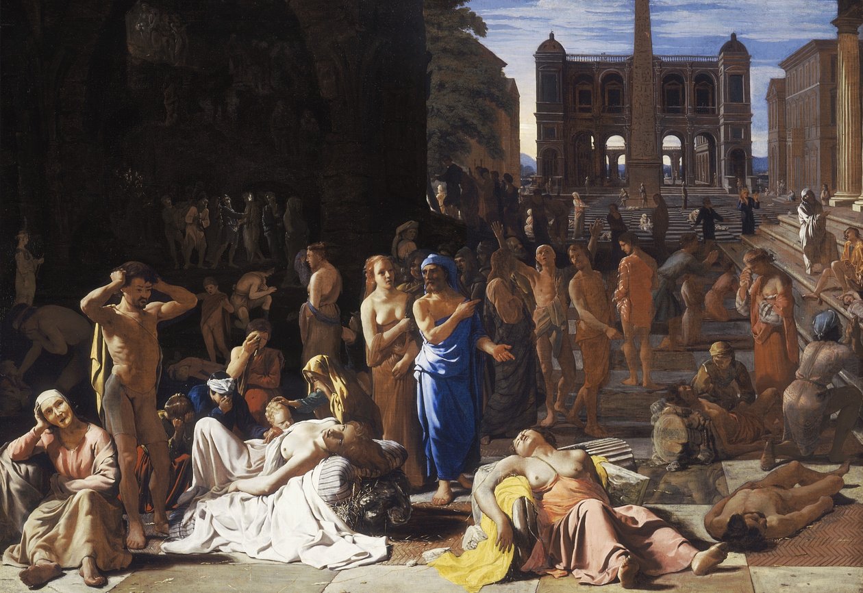 الطاعون في مدينة قديمة ، c.1652-4 بواسطة مايكل سويتز