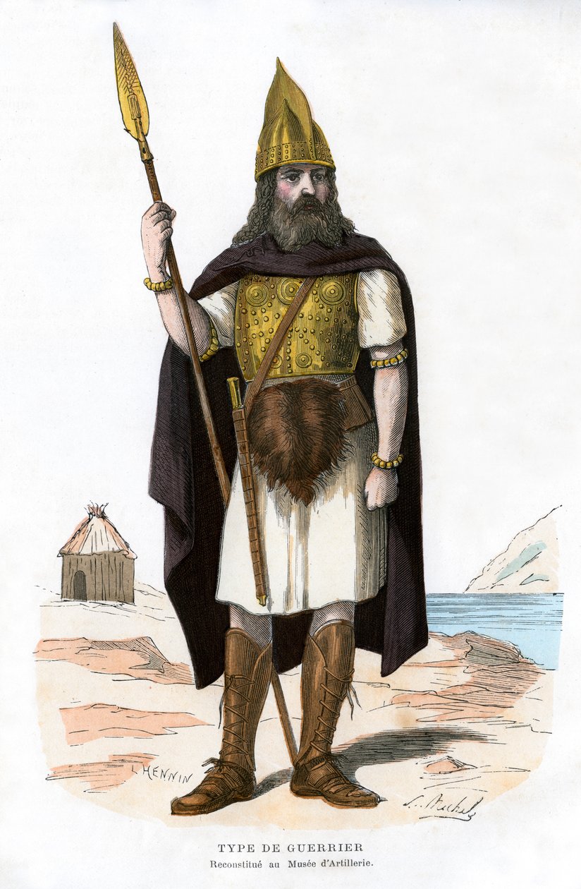 محارب ، من المحتمل أن يكون من الغال أو الفرنجة ، 1882-1884. بواسطة ميشيلز