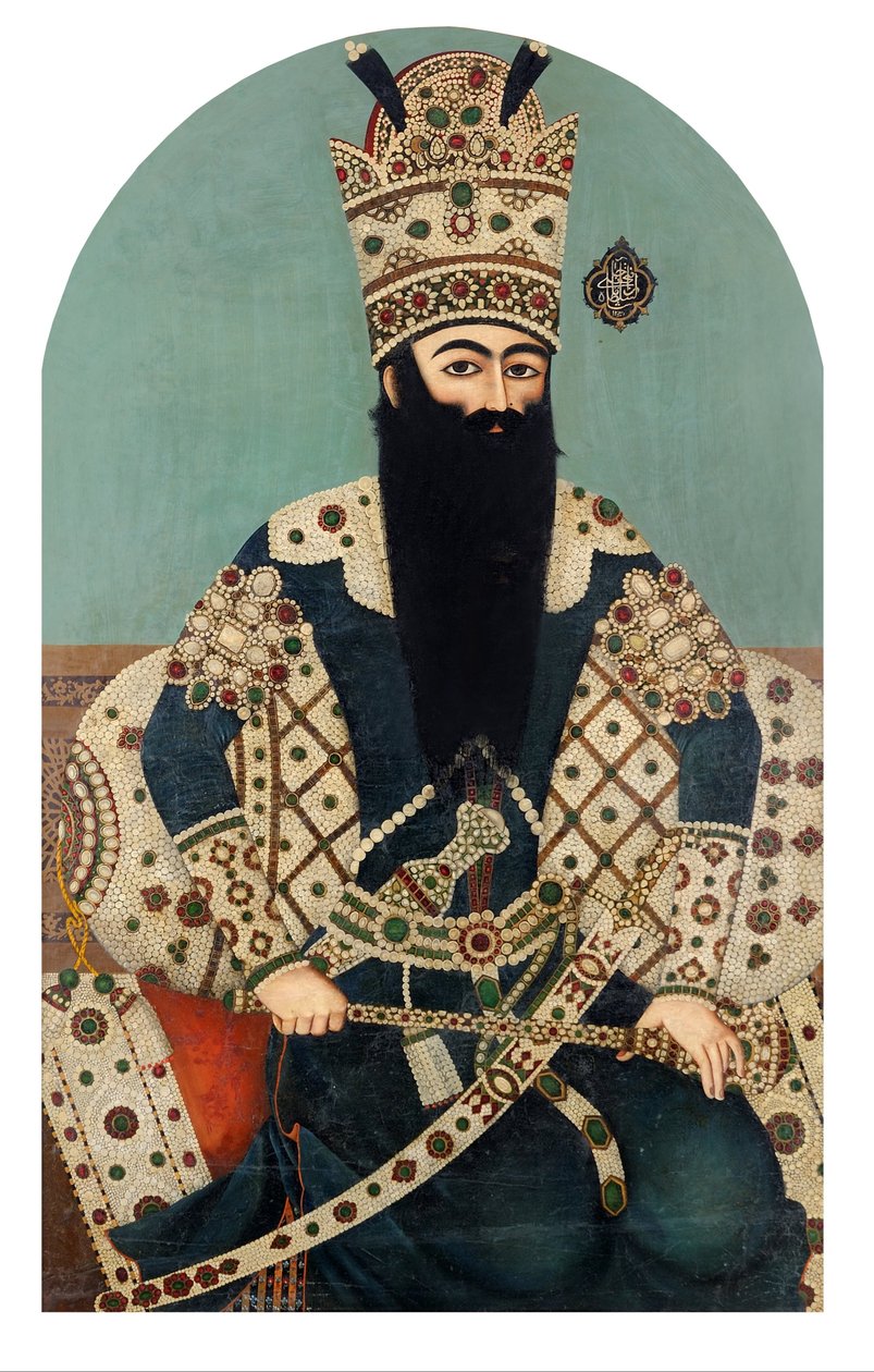 Portrait of Fath Ali Shah بواسطة مهر علي