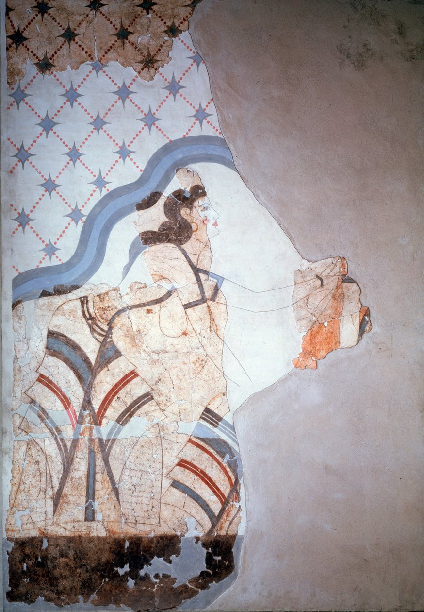 شخصية أنثوية (فريسكو بواسطة مينوان