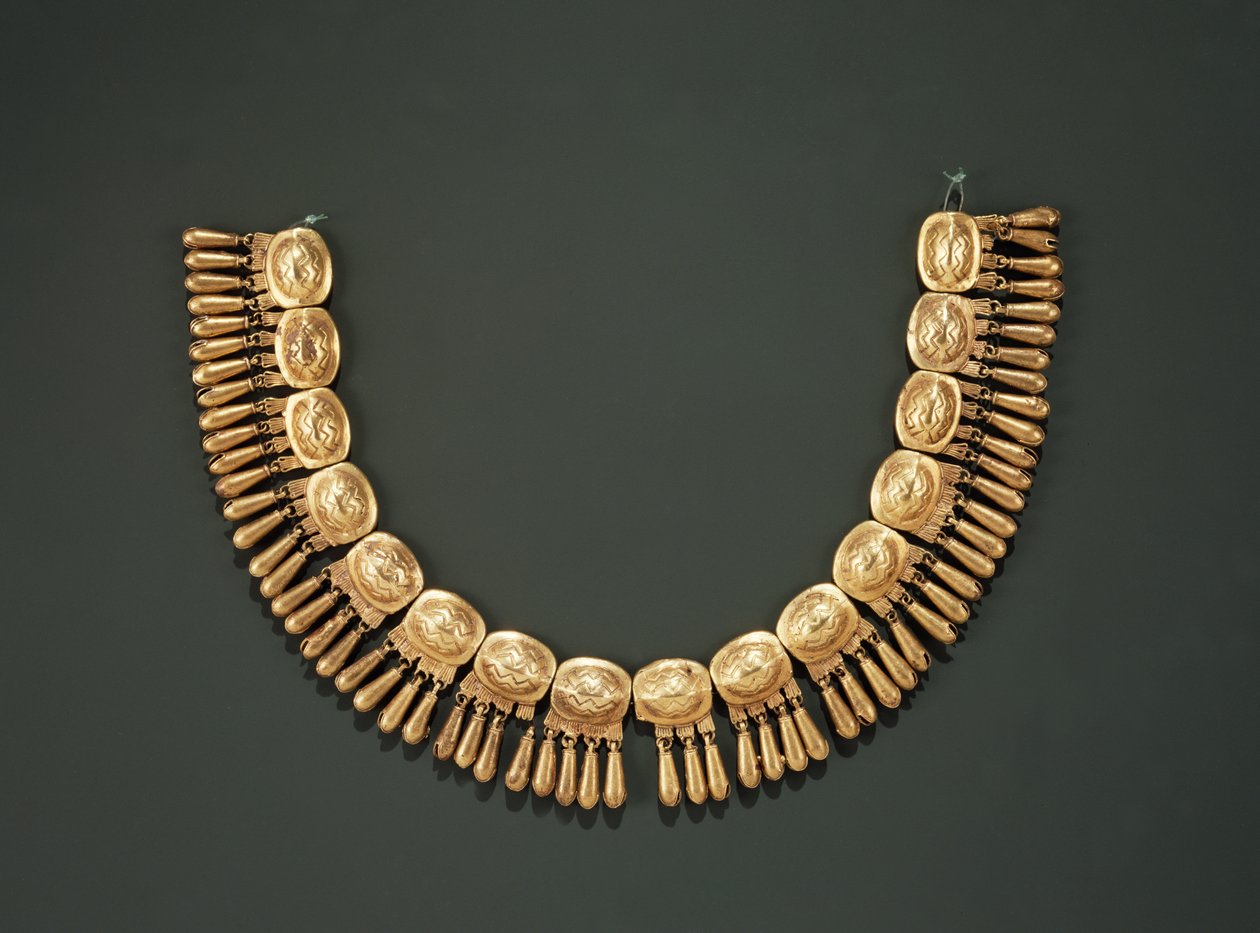 قلادة (ذهب) بواسطة Mixtec