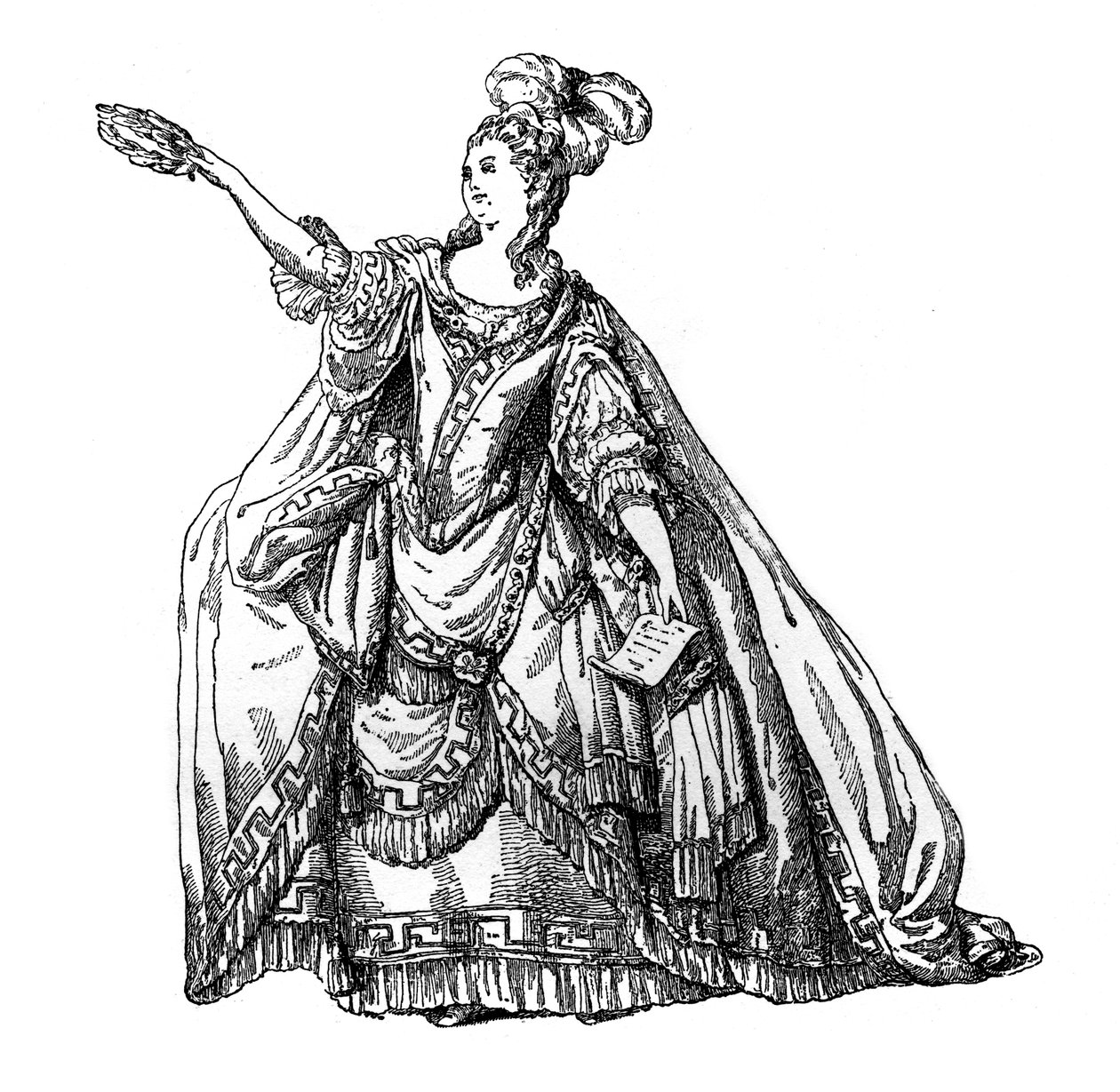 زي من المسرح الفرنسي ، 1885. بواسطة مورو