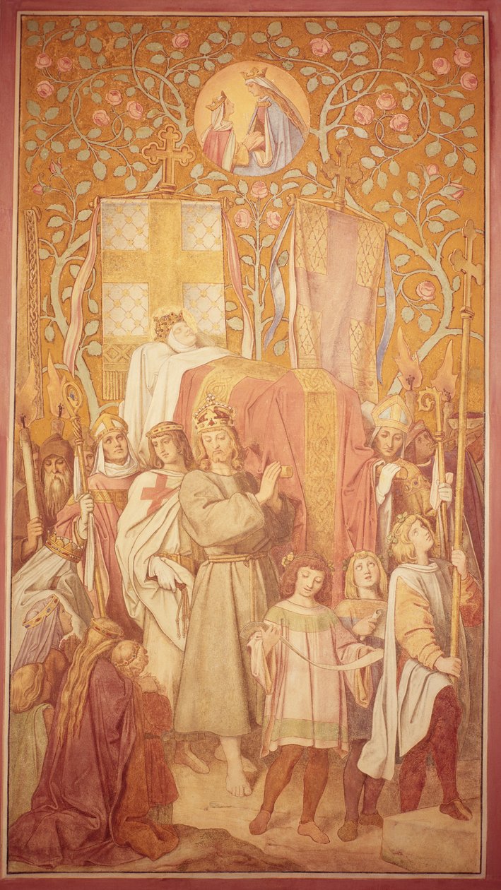 موكب الجنازة ، c.1855 بواسطة موريتز لودفيج فون شويند