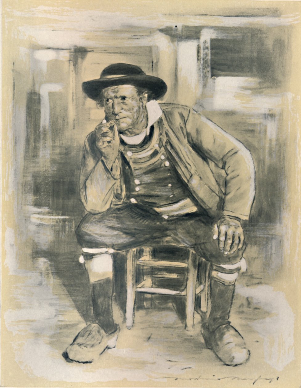 Breton Peasant ، 1903 بواسطة مورتيمر لودينجتون مينبيس