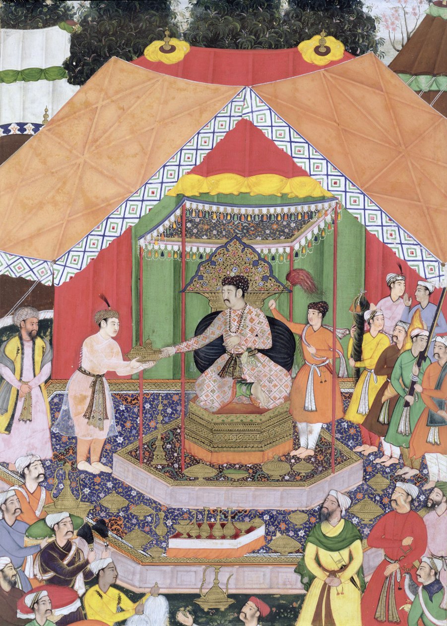  					Emperor Akbar بواسطة مدرسة موغال