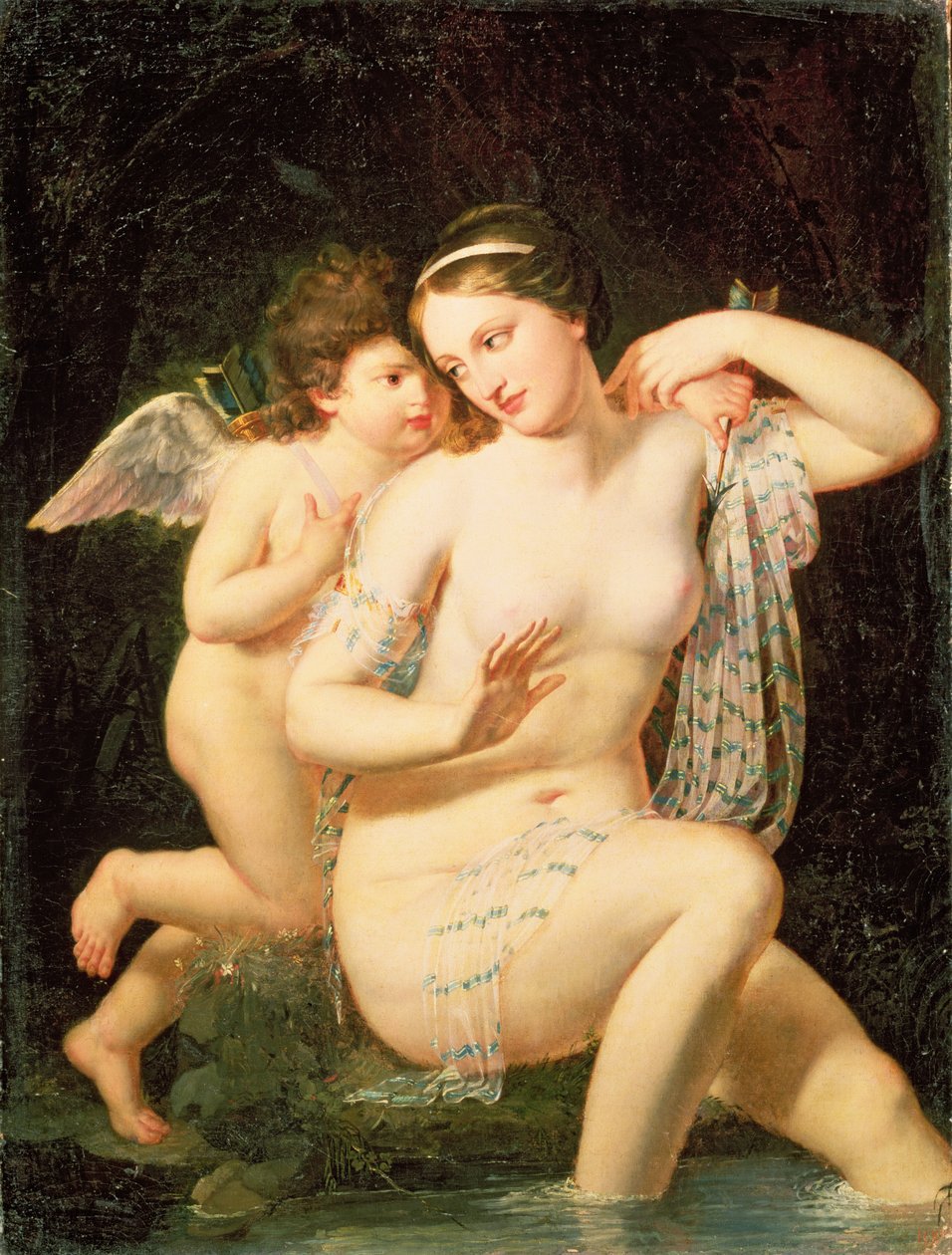 فينوس وكيوبيد بواسطة N. de Courtaille
