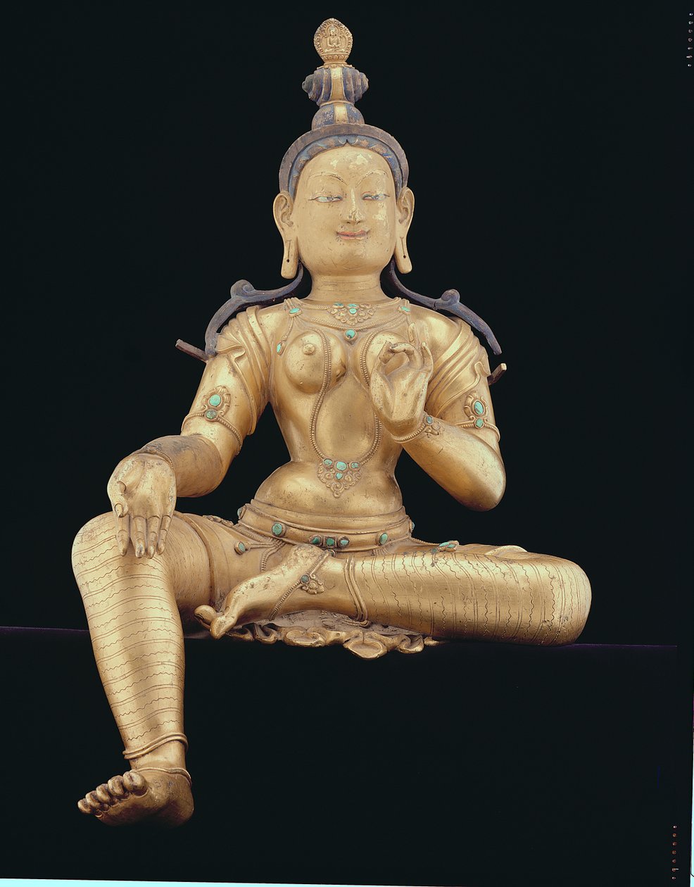 Tara (gilt bronze) بواسطة المدرسة النيبالية
