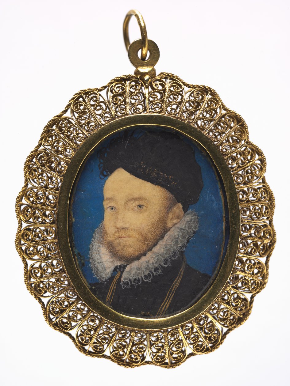 صورة لرجل ، 1590s. بواسطة نيكولاس هيليارد