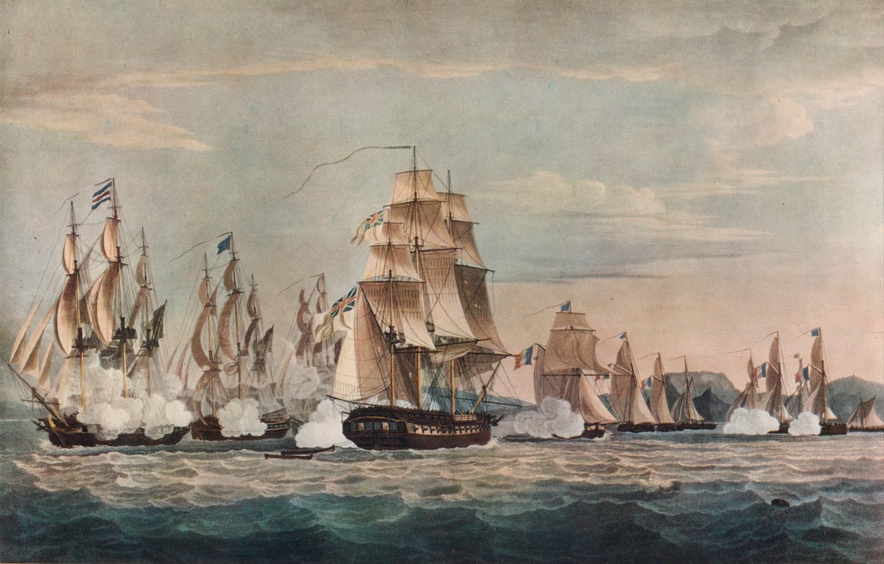 الاستيلاء على Sparviére ، c1811 بواسطة نيكولاس بوكوك