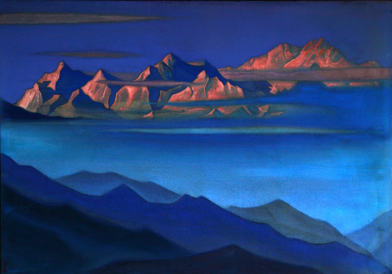 Kangchenjunga ، 1944. بواسطة نيكولاس رويريتش