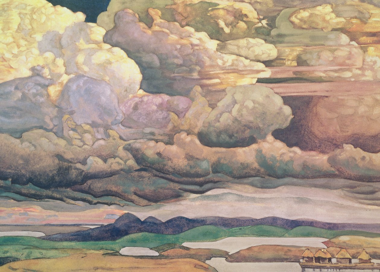 Skyscape ، 1912 بواسطة نيكولاس رويريتش