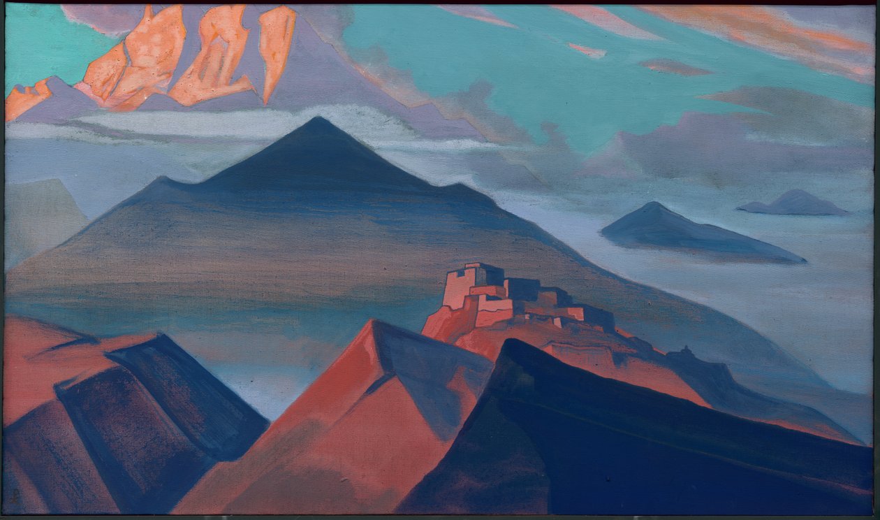 خيمة الجبل ، سلسلة "الجبال المقدسة" ، 1933 بواسطة نيكولاس رويريتش