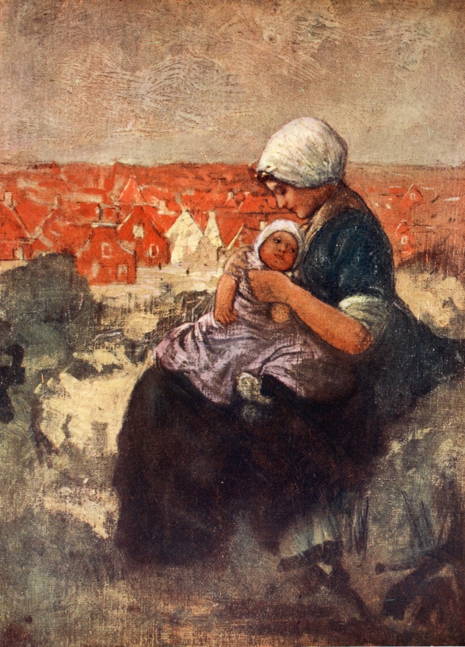 أم وطفل شيفينينغن ، 1904 بواسطة نيكو جونجمان