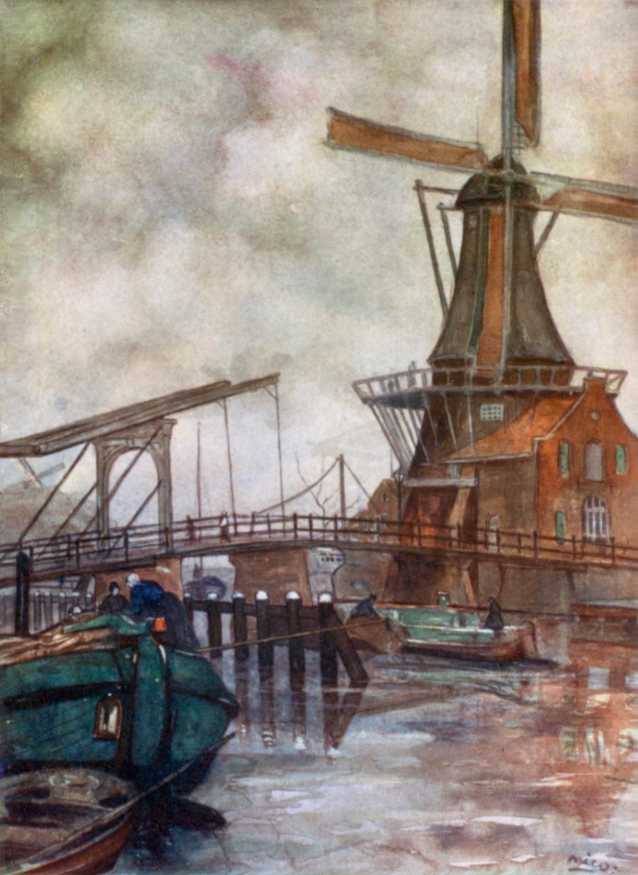 Mill de Adrian ، Haarlem بواسطة نيكو جونجمان