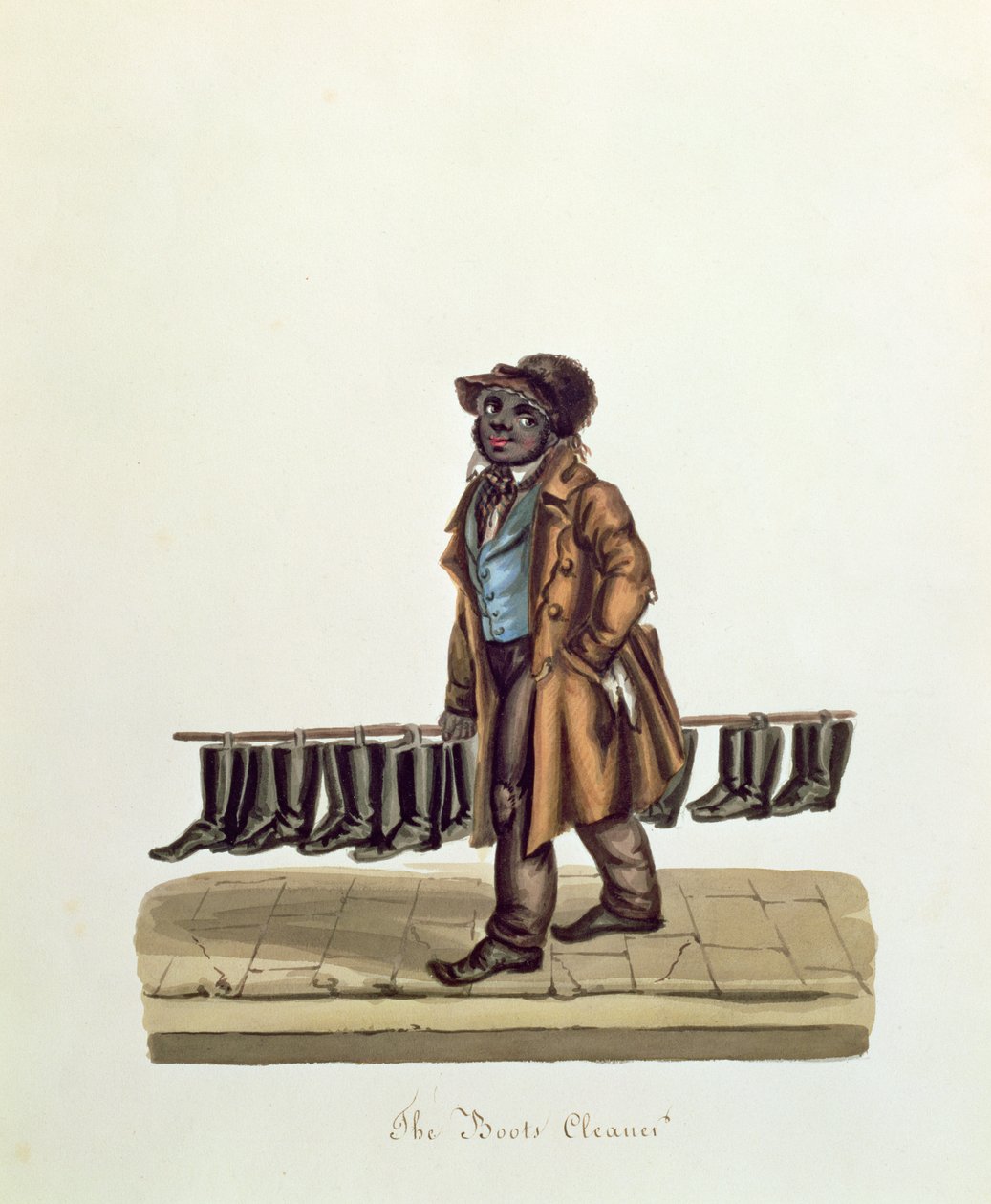 منظف الأحذية ، c.1840 بواسطة نيكولينو كاليو