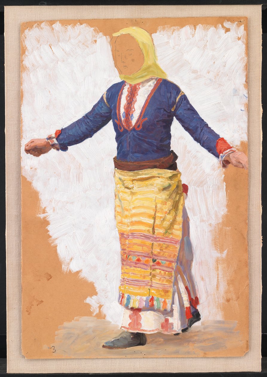 امرأة راقصة. ميغارا بواسطة نيلز سكوفجارد