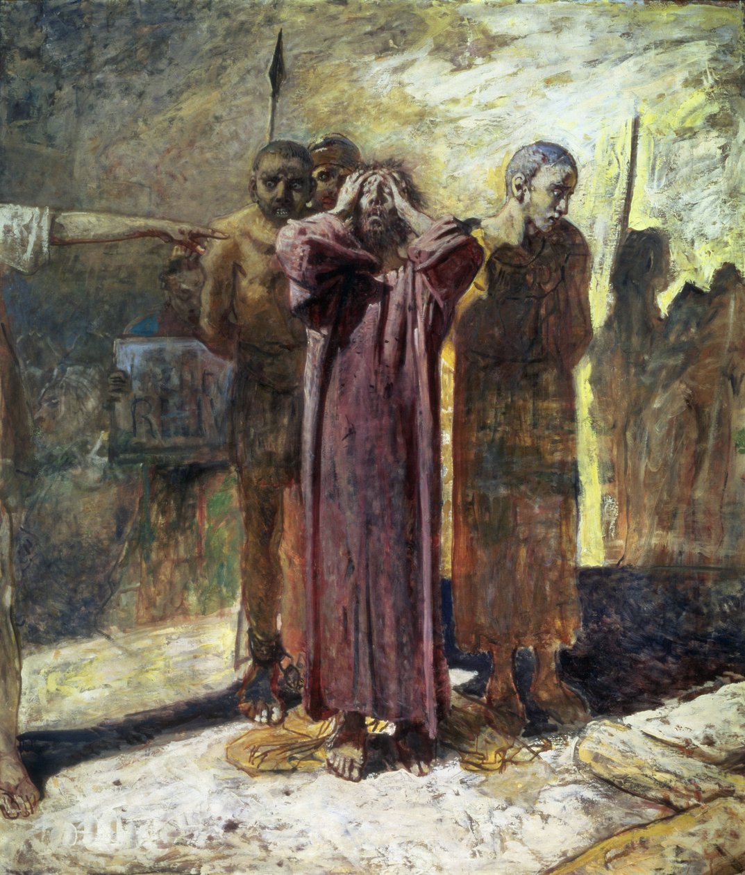 جولجوثا ، 1892-93 بواسطة Nikolai Nikolaevich Ge