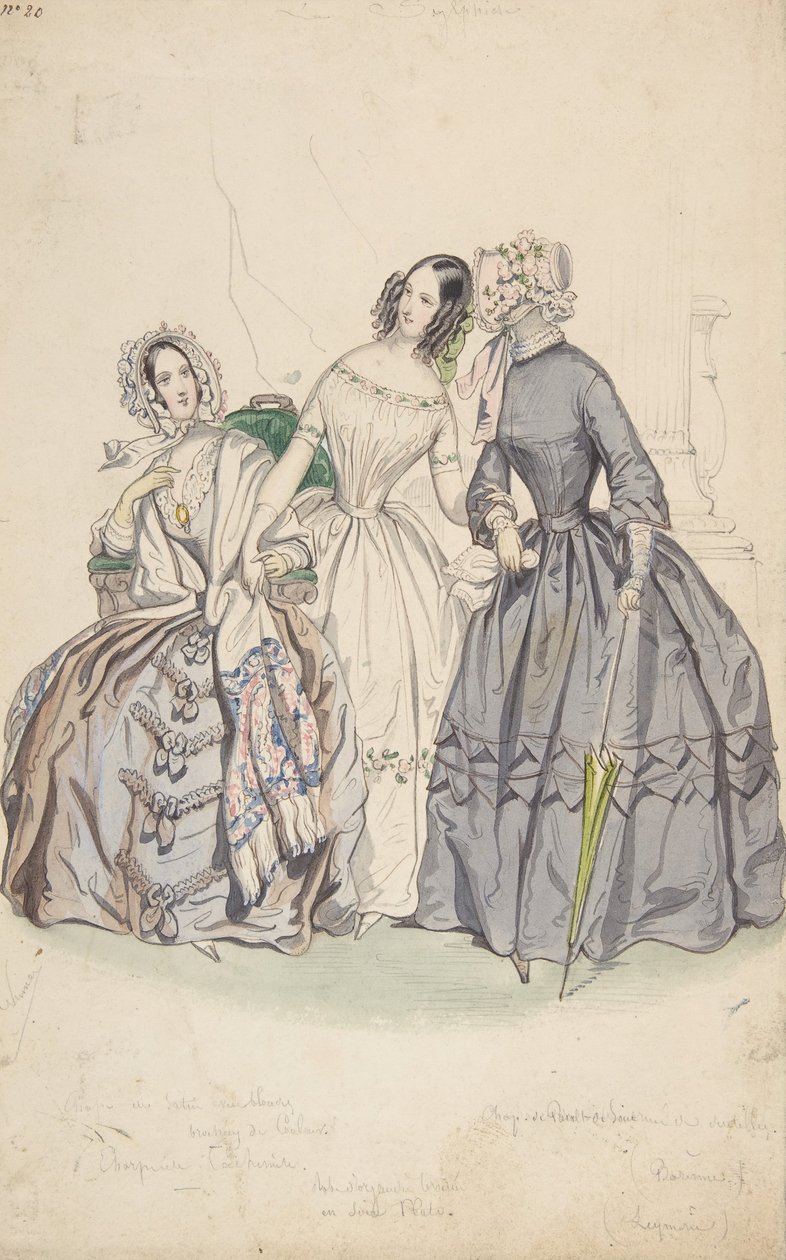 تصميم الأزياء ، 1836-1837. بواسطة نوما باساجيت
