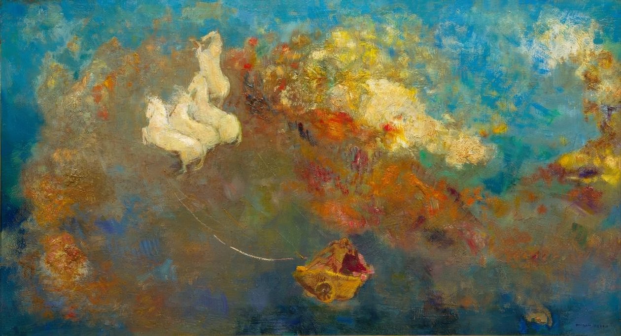 عربة أبولو بواسطة Odilon Redon