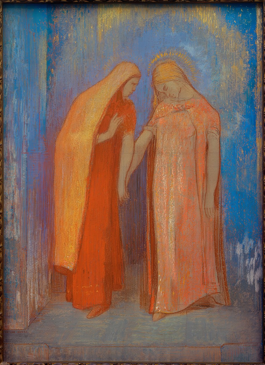 محادثة باطنية بواسطة Odilon Redon