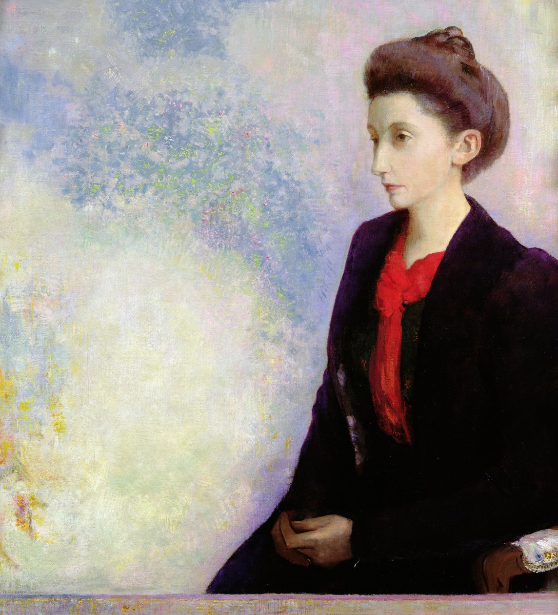 صورة البارونة روبرت دي دومسي ، 1900 بواسطة Odilon Redon