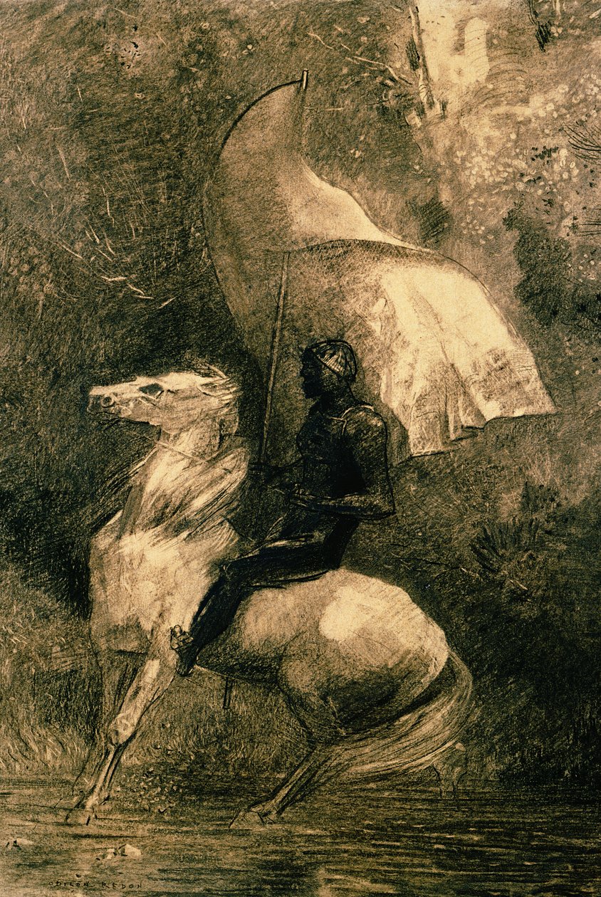 فارس ، ج 1885 بواسطة Odilon Redon