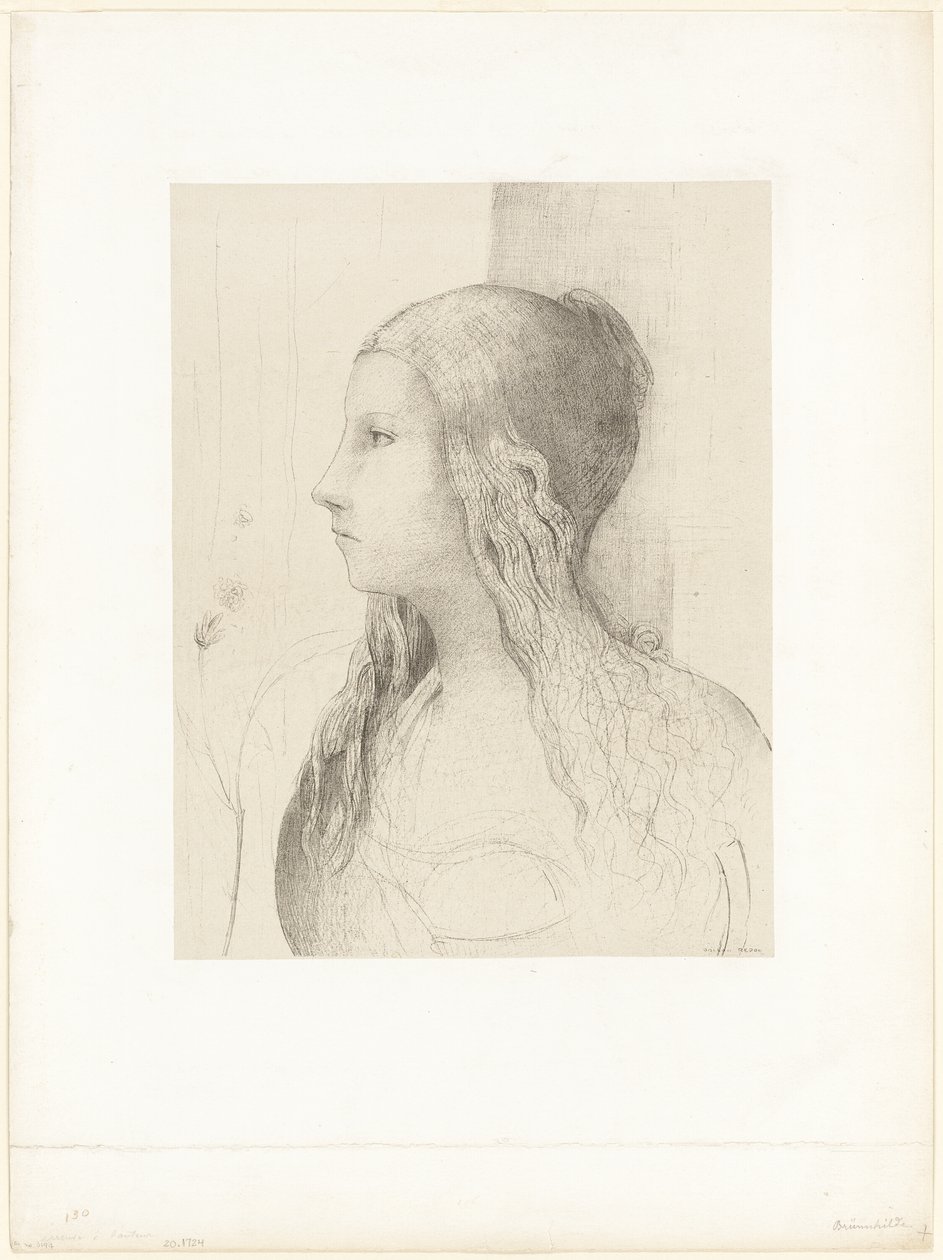 برونهيلد (شفق الآلهة) بواسطة Odilon Redon
