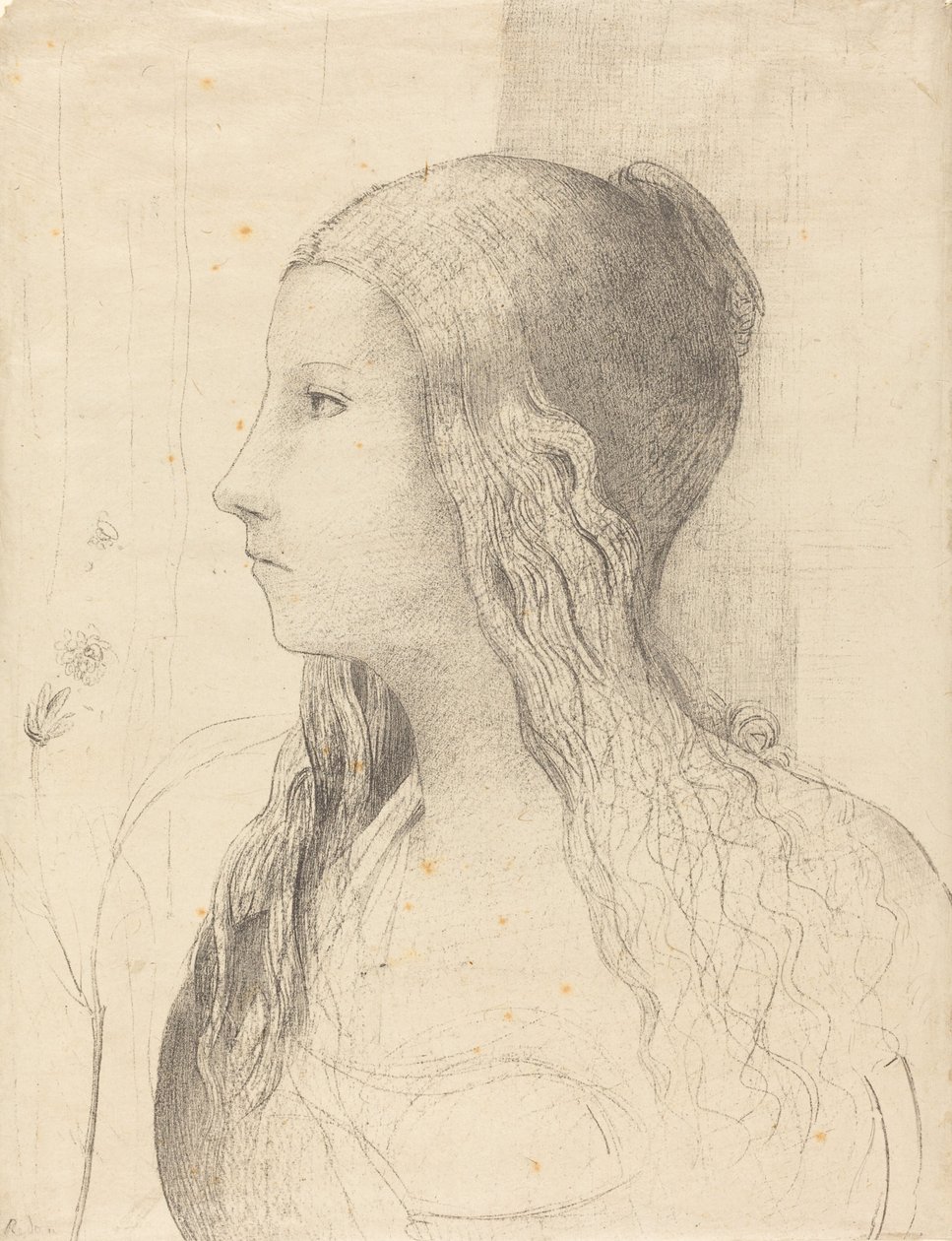 برونهيلد بواسطة Odilon Redon