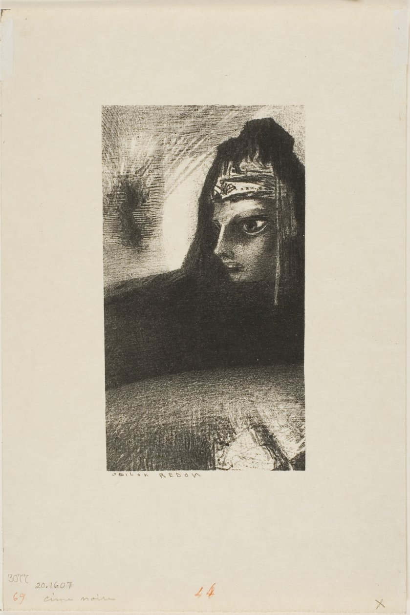 قمة الظلام بواسطة Odilon Redon