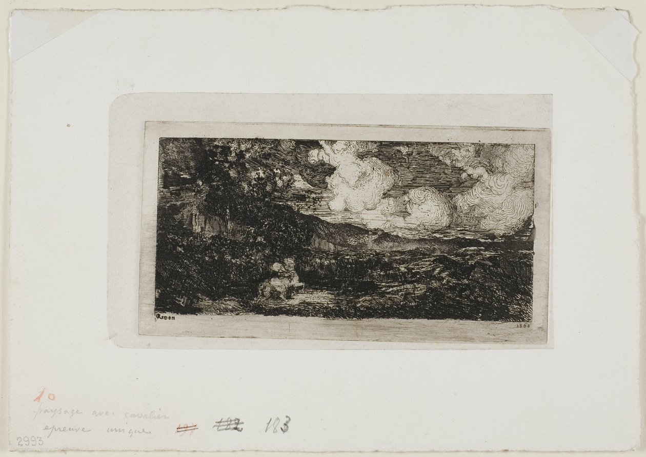 الفارس الراكض بواسطة Odilon Redon