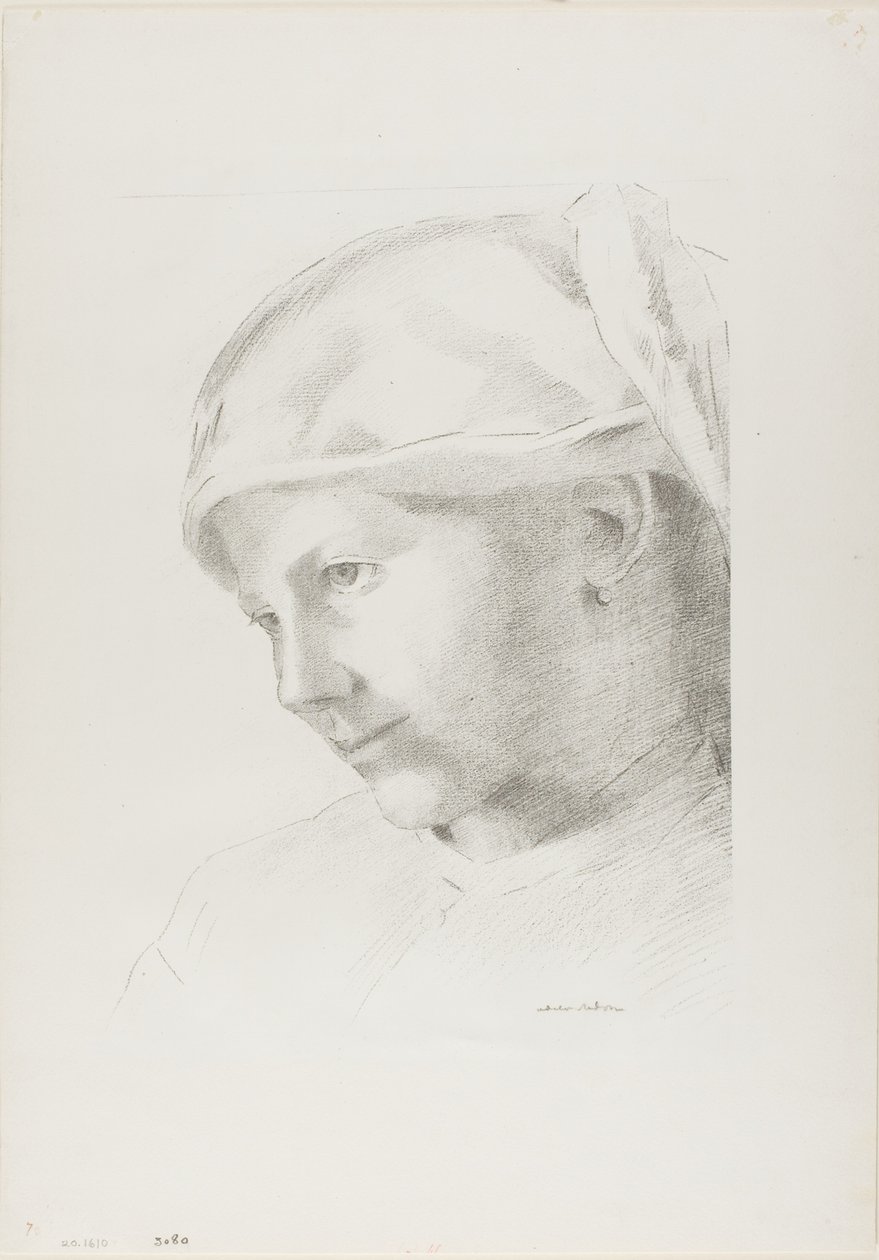 بنت بواسطة Odilon Redon
