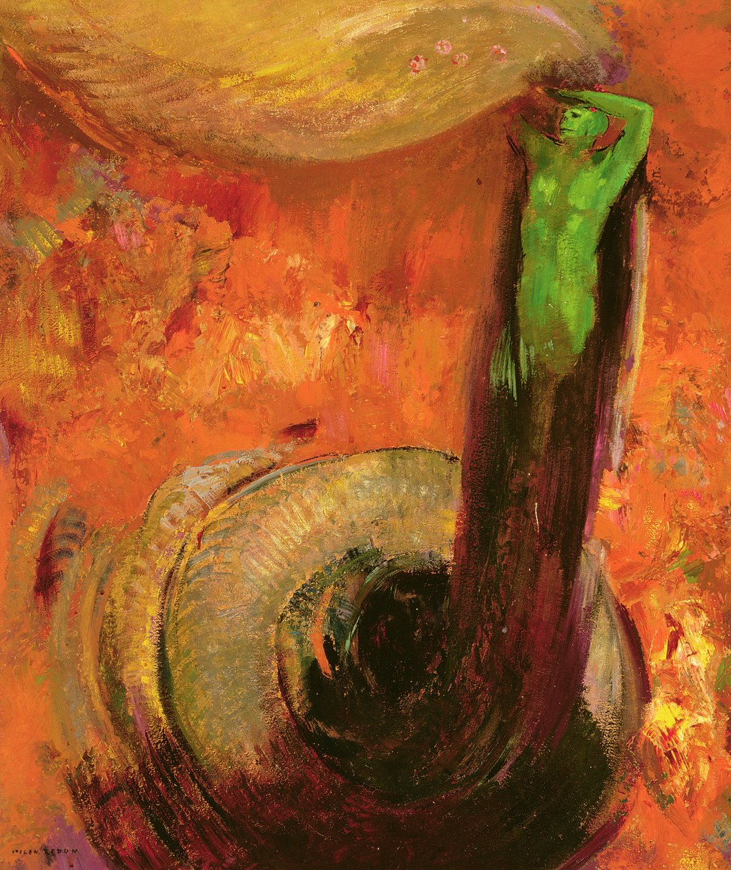 الموت الأخضر ، ج 1905 بواسطة Odilon Redon