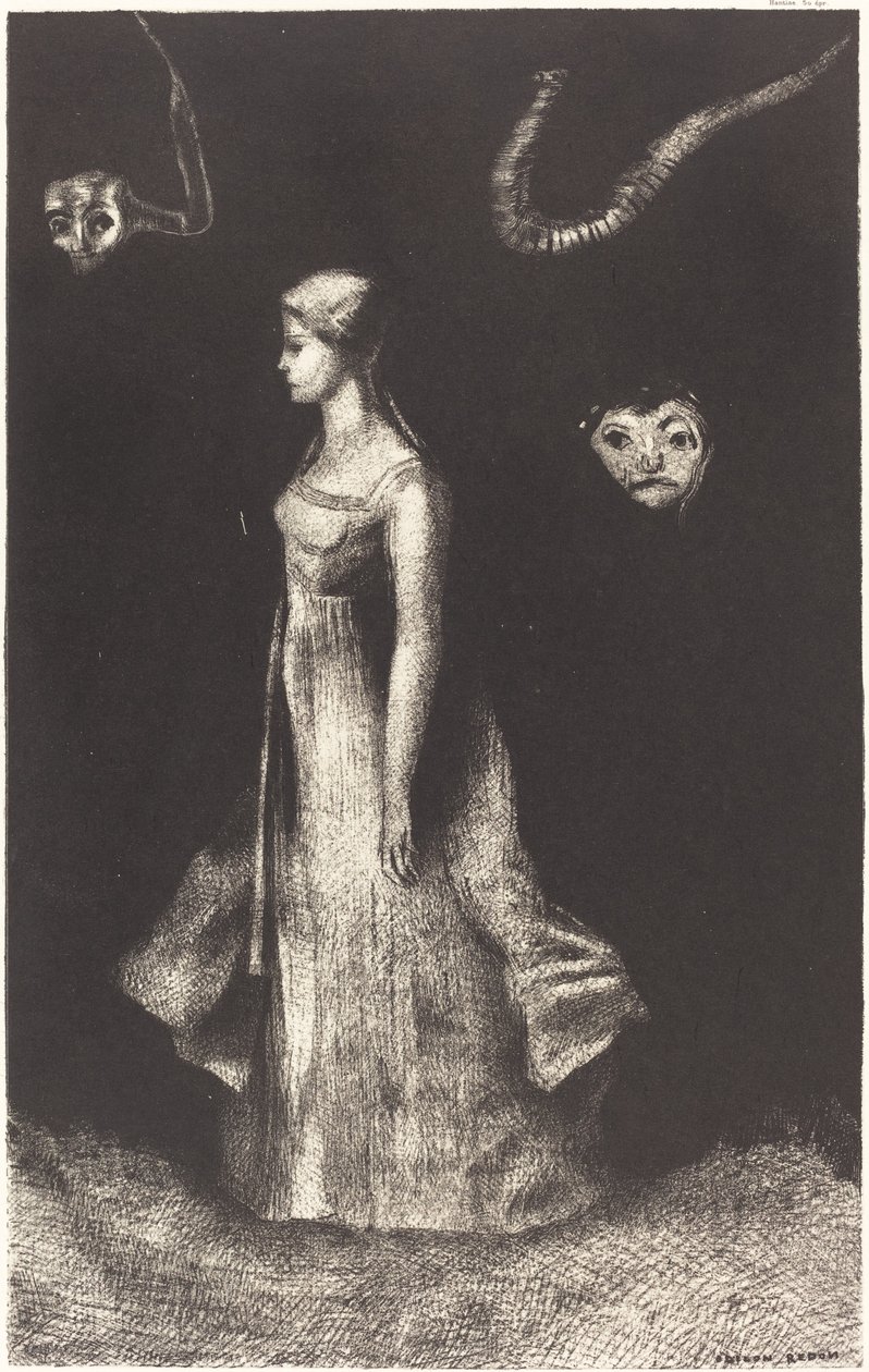 مطاردة (هوس) بواسطة Odilon Redon
