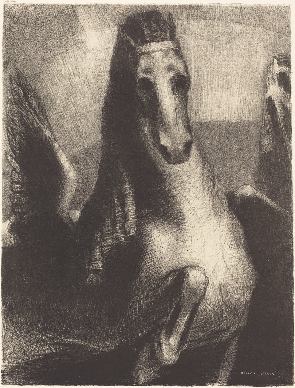 ليل (الجناح) بواسطة Odilon Redon