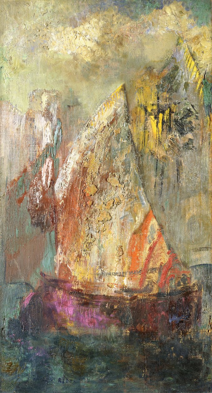 القارب، بواسطة Odilon Redon